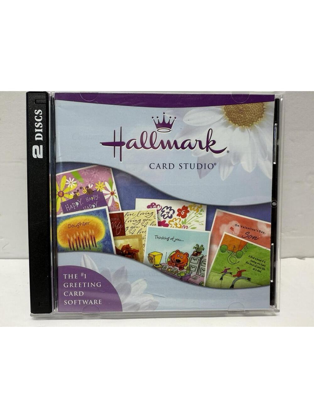 HALLMARK Card Studio Desktop Publishing Software PC CD 2 Disc